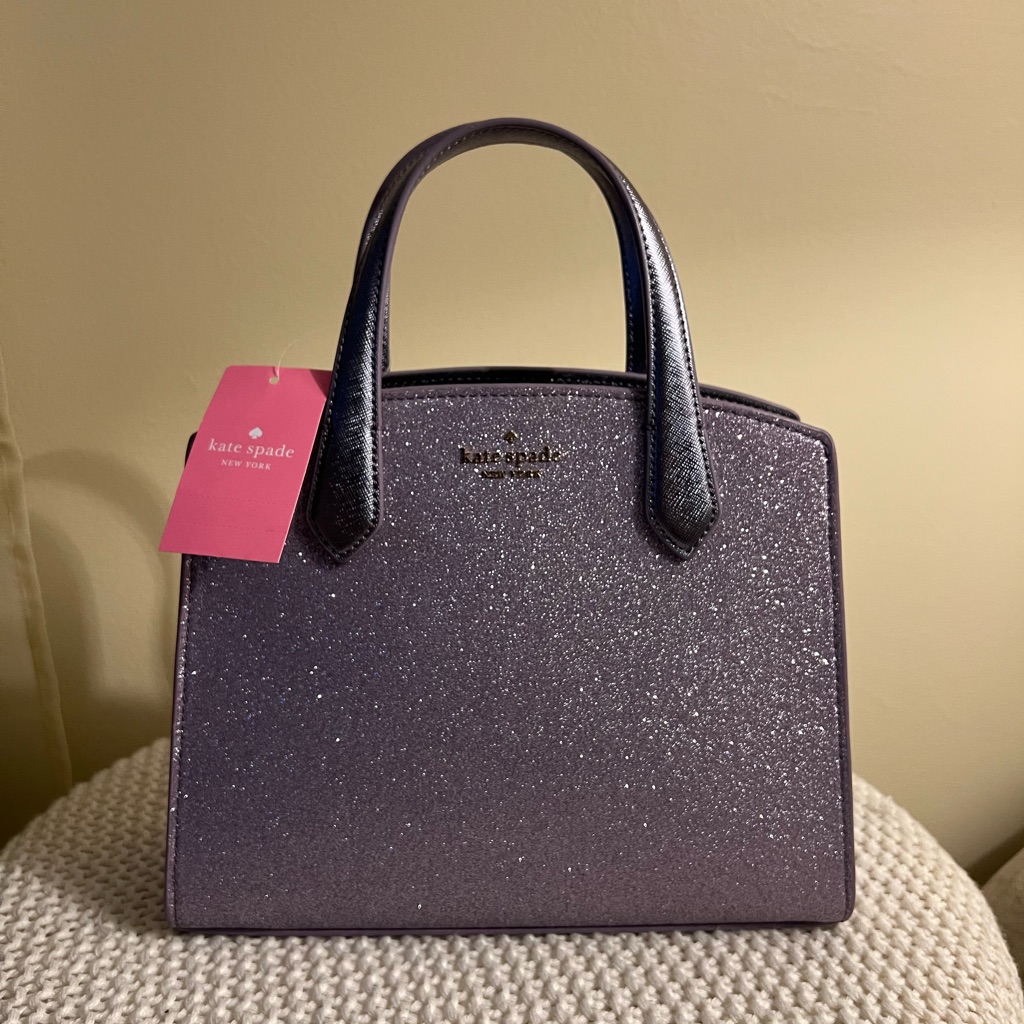 Kate Spade Glitter Purple Handbag